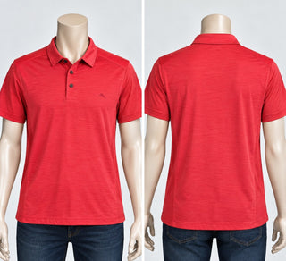 Tommy Bahama IslandZone Men's Red Polo Shirt M Medium
