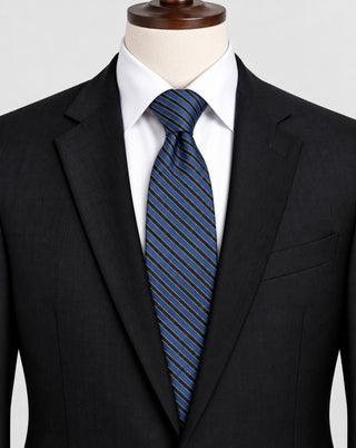 Robert Talbott Best of Class Silk Tie 57" Blue Stripe NWT US