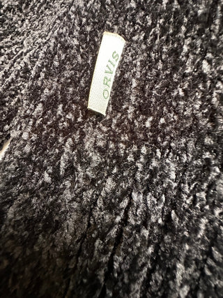 Orvis Women's XS Soft Chenille Shawl Collar Open-Front Cardy