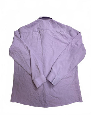Tom Baine Men's L Purple Slim Fit Stretch Dress Shirt 16