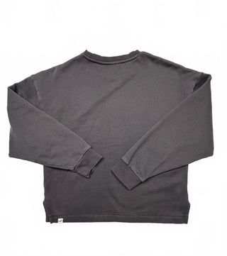 PUMA Women's Black Oversized Crewneck Sweatshirt Size S