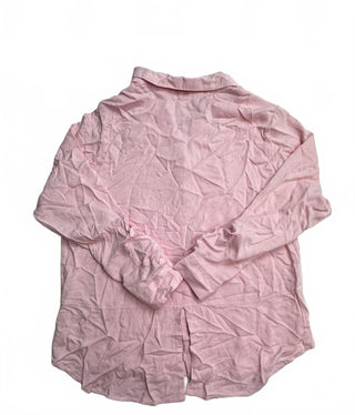 BeachLunchLounge Pink Viscose Button-Up Shirt Women's Large