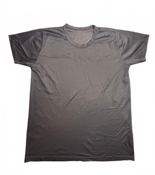 Black Short Sleeve Crew Neck T-Shirt - Lightweight and Basic