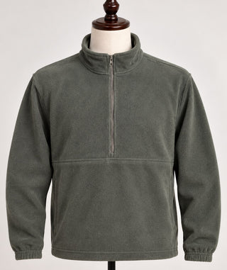 Classroom Uniforms Dark Green Fleece Pullover Half-Zip M