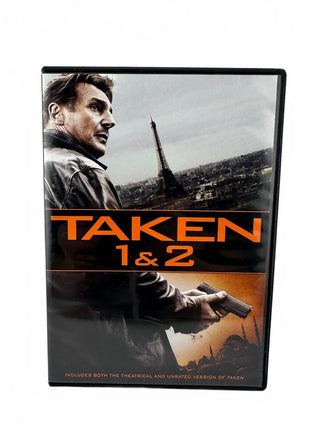 Taken 1 & 2 DVD Set Featuring Liam Neeson Action Thriller Movies by 20th Century