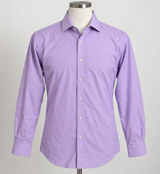 Collars & Co. Medium Lavender Dress Collar Polo Shirt 100%