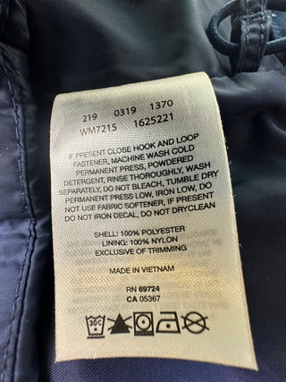 Columbia Interchange Omni-Tech Blue Hooded Jacket L NWOT