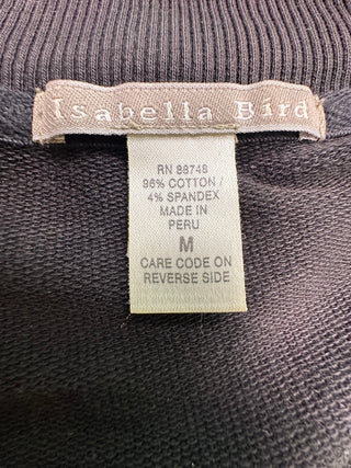 Isabella Bird Brown Full Zip Track Jacket Women M Peru