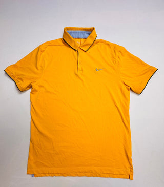 Nike Golf Dri-FIT Men's M Orange Polo Shirt Standard Fit