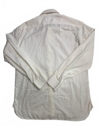 Ermenegildo Zegna Couture Men's 43/17 Ivory Dress Shirt