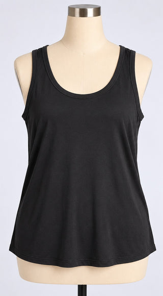 Yogalicious Womens L Black Sleeveless Yoga Workout Tank Top