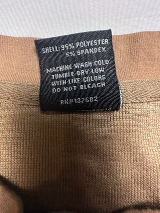 Original Deluxe Supply Men's Brown Short Sleeve Waffle Knit