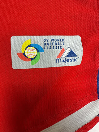 Majestic Cuba 2009 World Baseball Classic Jersey Red Blue