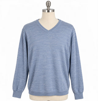 APT.9 Seriously Soft XL Light Blue V-Neck Sweater