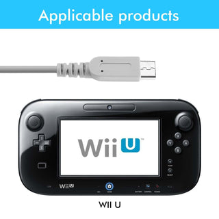 2-Pack Wii U GamePad Charger AC Adapter Power Cord Cable 4.75V 1.6A 7FT