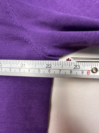 Roper&Sport Men’s Large Purple Cotton Silk Crewneck Sweater