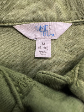 Time and Tru Women's M Olive Green Fleece Shacket