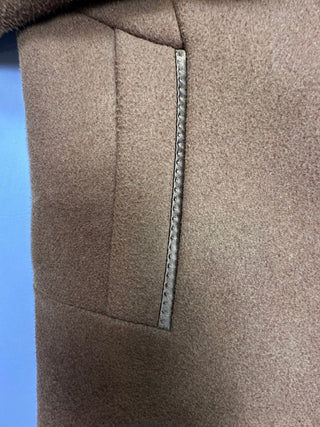 APTRO Men's Wool Blend Camel Coat Size L