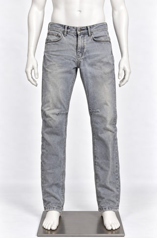 Cotton On Men's Light Blue Tapered Leg Denim Jeans, Size 32x