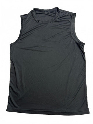 Men's Black Sleeveless Athletic Tank Top Size Medium