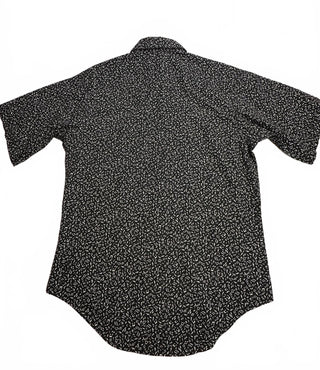 Rockmount Ranch Wear Men's Black Western Music Note Print