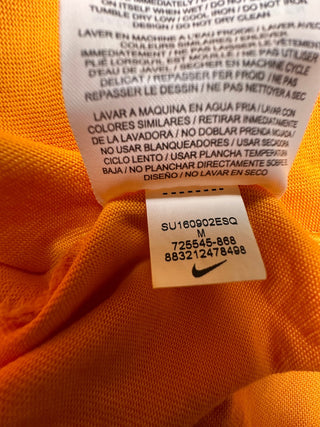 Nike Golf Dri-FIT Men's M Orange Polo Shirt Standard Fit