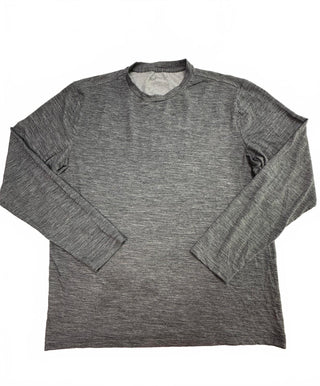 Hill City Men's L Gray Long Sleeve Performance Shirt