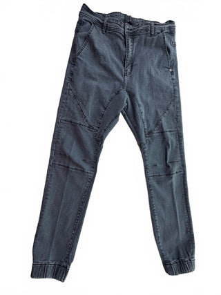 Cotton On Men's Slim Denim Jogger Jeans Washed Charcoal Gray