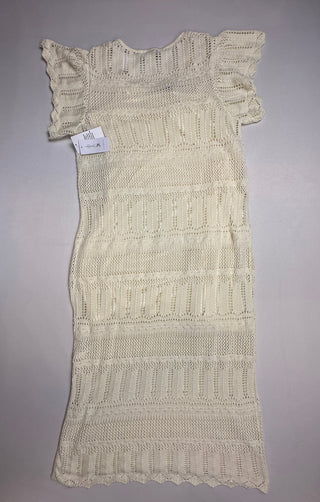 Jessica Simpson Trinity Sweater Dress Pearled Ivory XL NWT