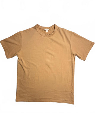 COS Men's L Tan Beige Crew Neck Short Sleeve T-Shirt