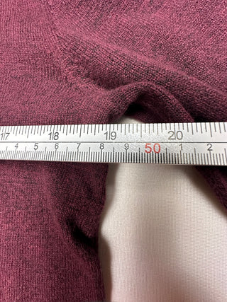 GAP Men's Burgundy Crew Neck Sweater Size XS Soft Knit Longs