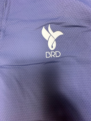 BRD Nation Men's Navy Blue Performance Polo Shirt Size L