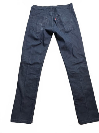 Levi’s Men’s Black Dark Wash Jeans 30x39 Straight Leg RedTag
