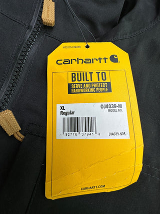Carhartt Storm Defender XL Utility Jacket Loose Black Brown