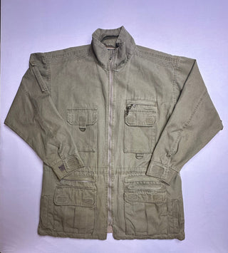 Orvis Men's M Olive Cotton Hunting Field Utility Jacket