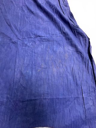 Blue Black Ombre Lightweight Crinkle Scarf Wrap Shawl