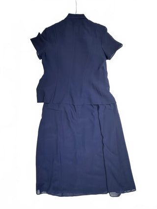 J. Taylor Women's Navy Blue 2-Piece Dress Set Size 12
