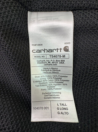 Carhartt Rain Defender L Black Loose Thermal-Lined Zip NWT
