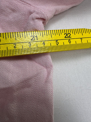 BeachLunchLounge Pink Viscose Button-Up Shirt Women's Large