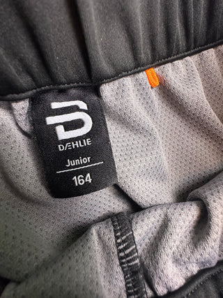 Daehlie Kikut Junior 164 Black Full Zip Ski Pants