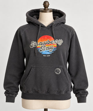 Gildan Softstyle Midweight Strawberry Bay Graphic Hoodie - S