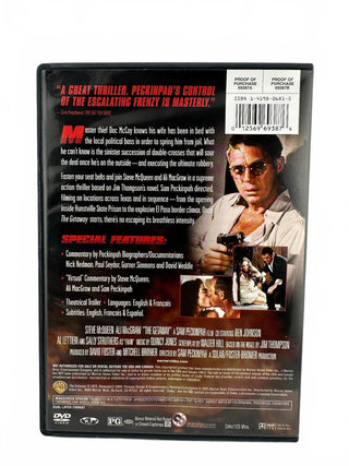 The Getaway Deluxe Edition DVD - Starring Steve McQueen & Ali Macgraw, 1970s