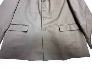 Men's Tan Khaki Blazer Sport Coat 4 Button Lined 24" PTP