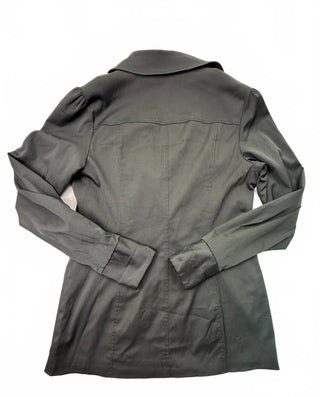 Vertigo Paris Black Double Breasted Trench Coat Women's