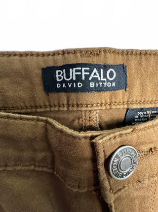 Buffalo David Bitton Brown Stretch Pants Women 8/29