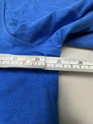 George Men's XL/XG Blue Cotton Blend Short Sleeve Polo