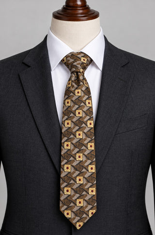 Robert Talbott Best of Class Nordstrom Men's Geometric Brown