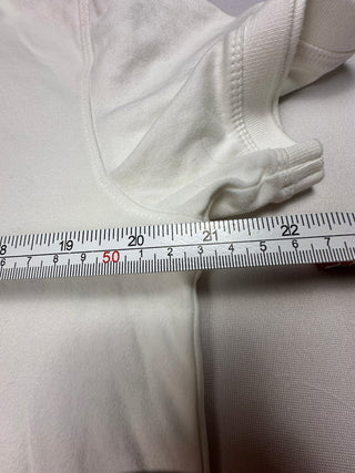 Banana Republic Men's White Polo Shirt Medium