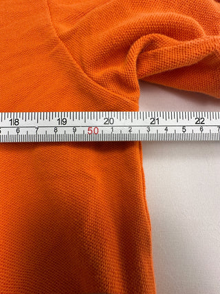 Old Navy Classic Orange Cotton Polo Shirt Size L