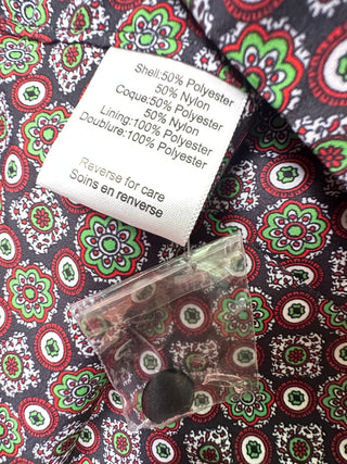 Paisley & Gray Men's Slim Fit Red Velvet Tuxedo Blazer 46 XL